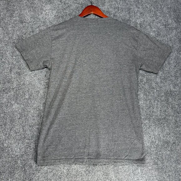USA Washington DC Top Womens Medium Gray Cotton Knit Short Sleeve Pullover Tee - Picture 4 of 5